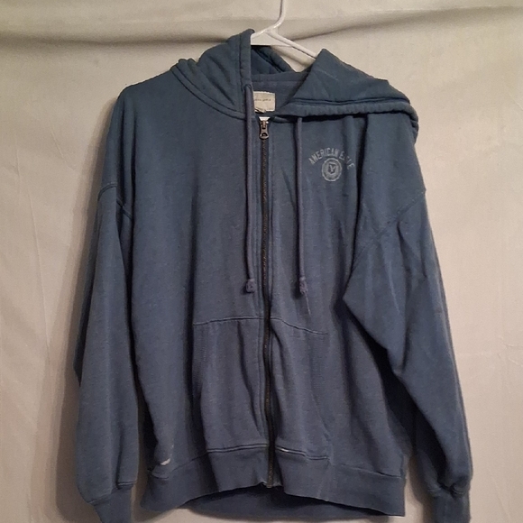 American Eagle Outfitters Tops - American Eagle Zip Up Hooded Sweatshirt Size Small